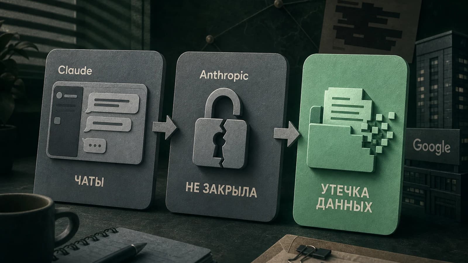 Инфографика: Anthropic — утечка внутренних данных