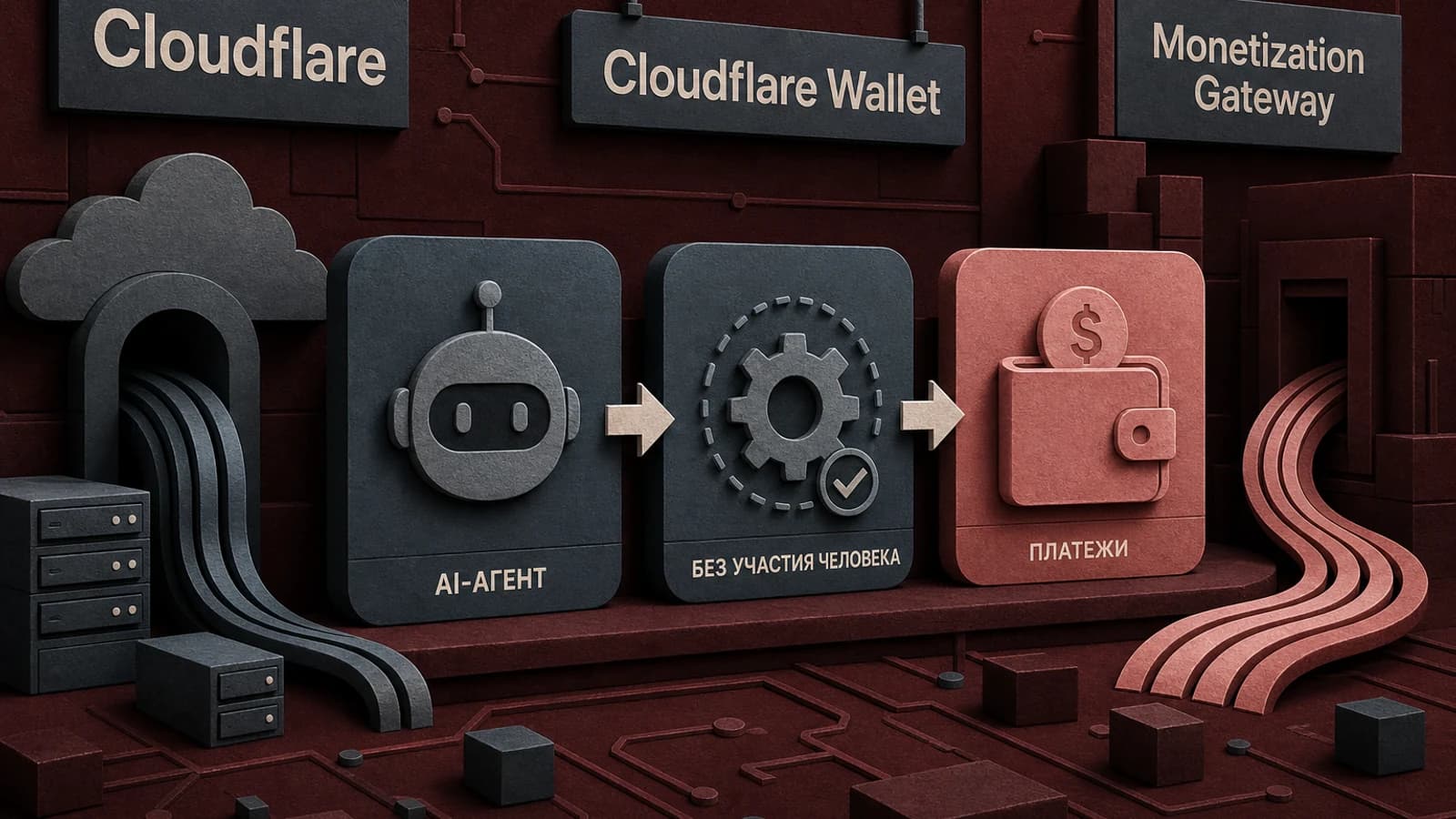 Инфографика: Cloudflare — платежи AI-агентов без участия человека