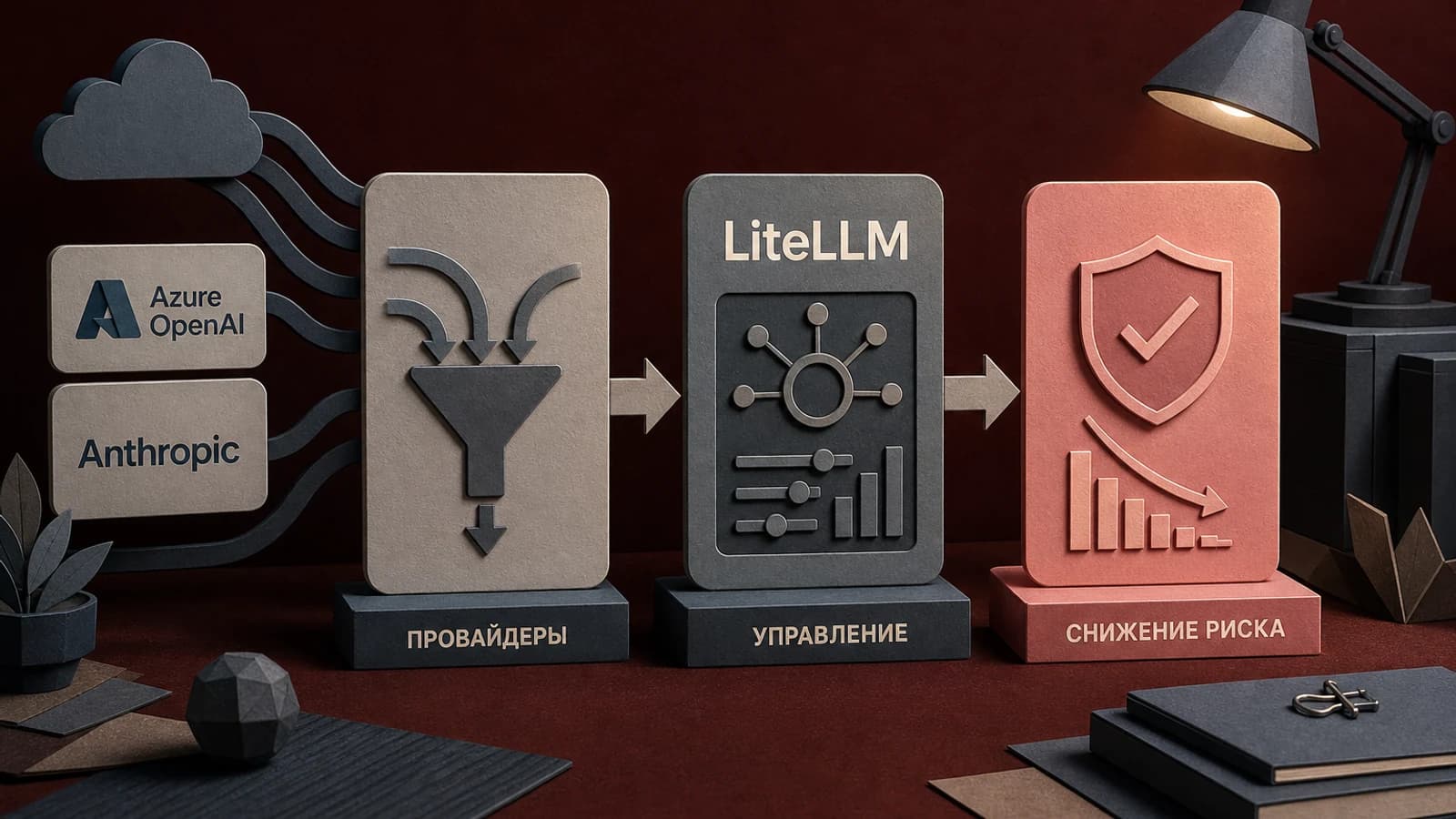 Инфографика: LiteLLM — снизить риск неконтролируемых затрат