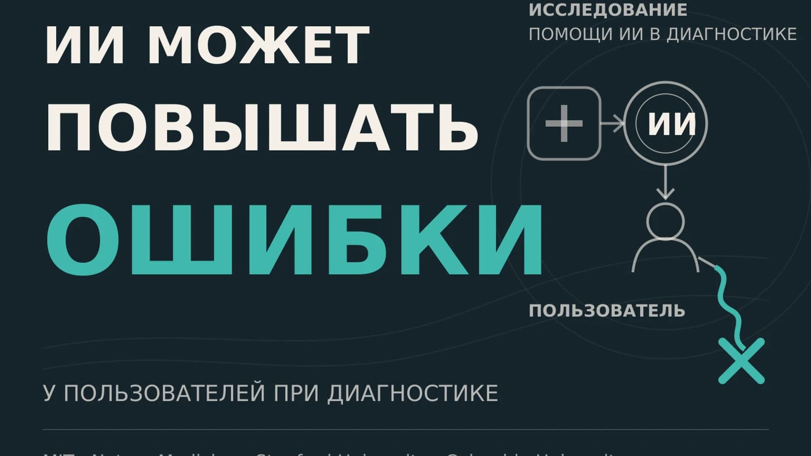 Инфографика: Исследователи MIT — может повышать число ошибок у пользователей