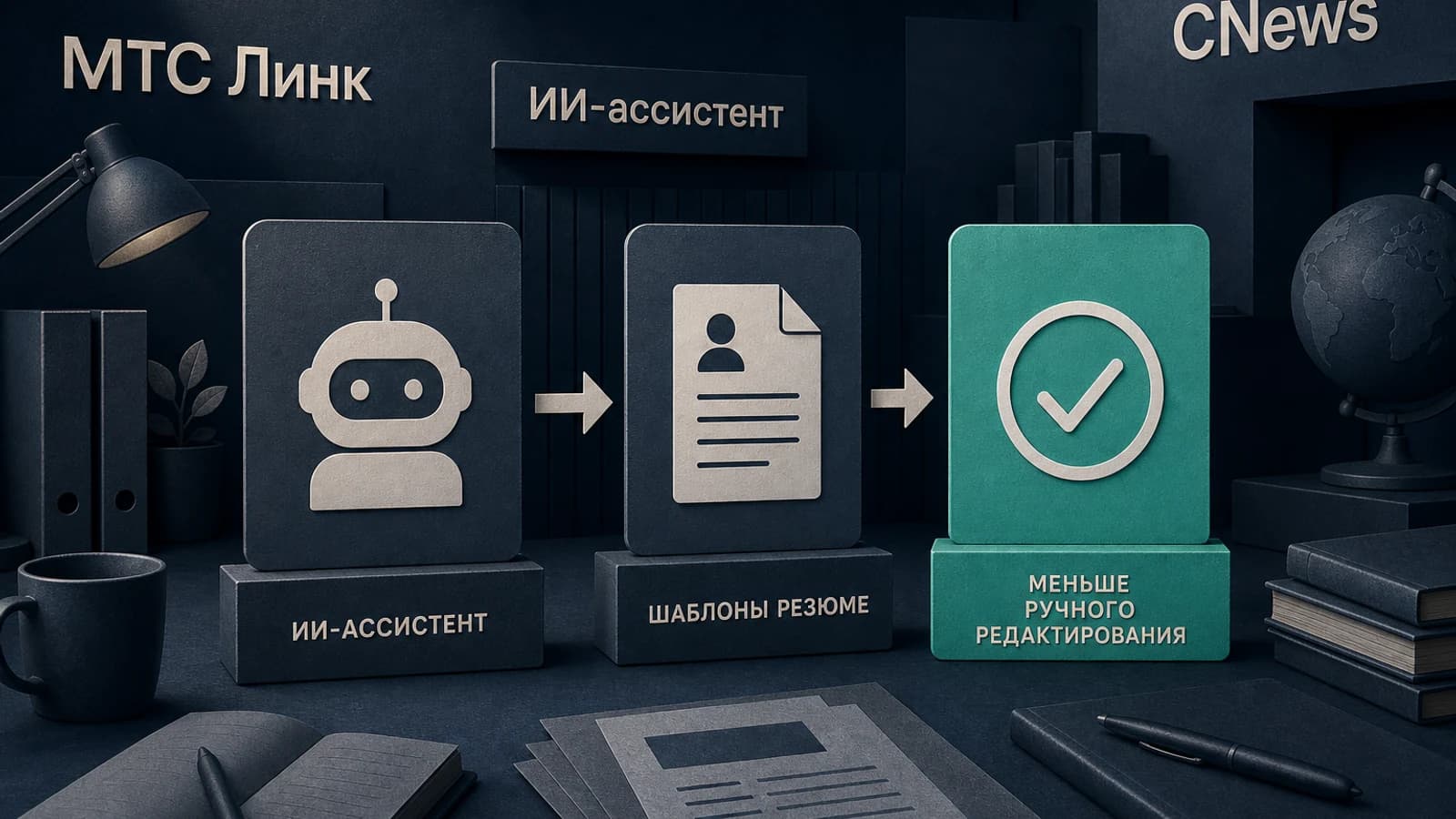 Инфографика: МТС Линк — меньше ручного редактирования
