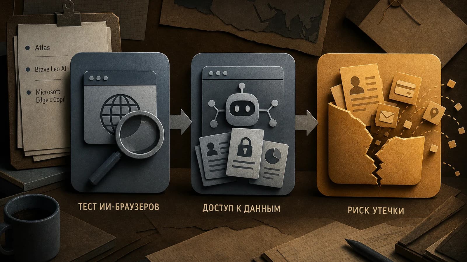 Инфографика: Исследователи — растёт риск утечки данных
