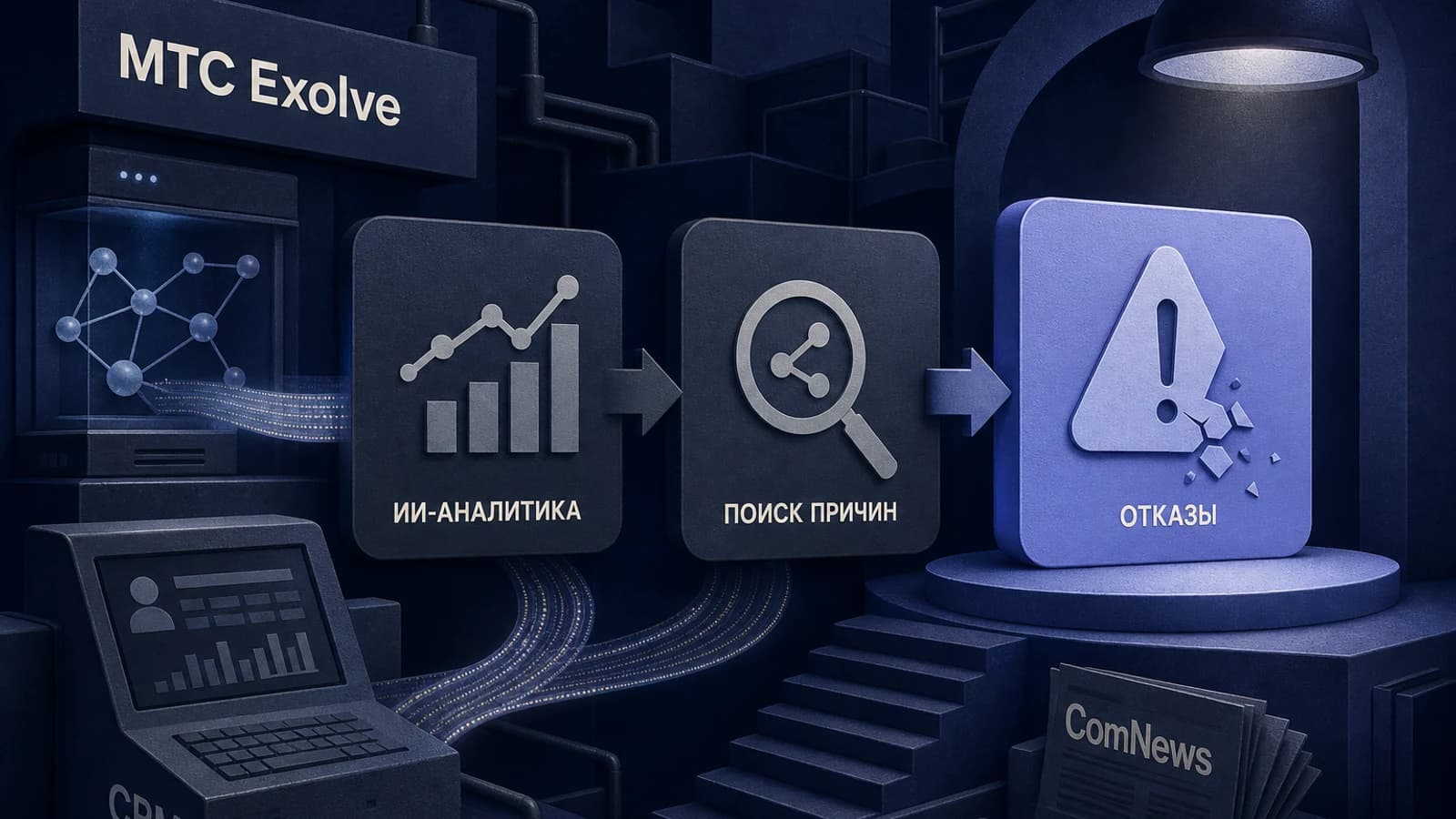 Инфографика: МТС Exolve — поиск причин отказов