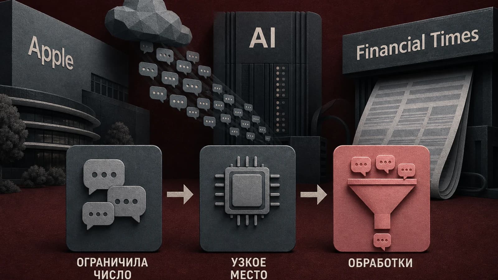 Инфографика: Apple — узкое место обработки