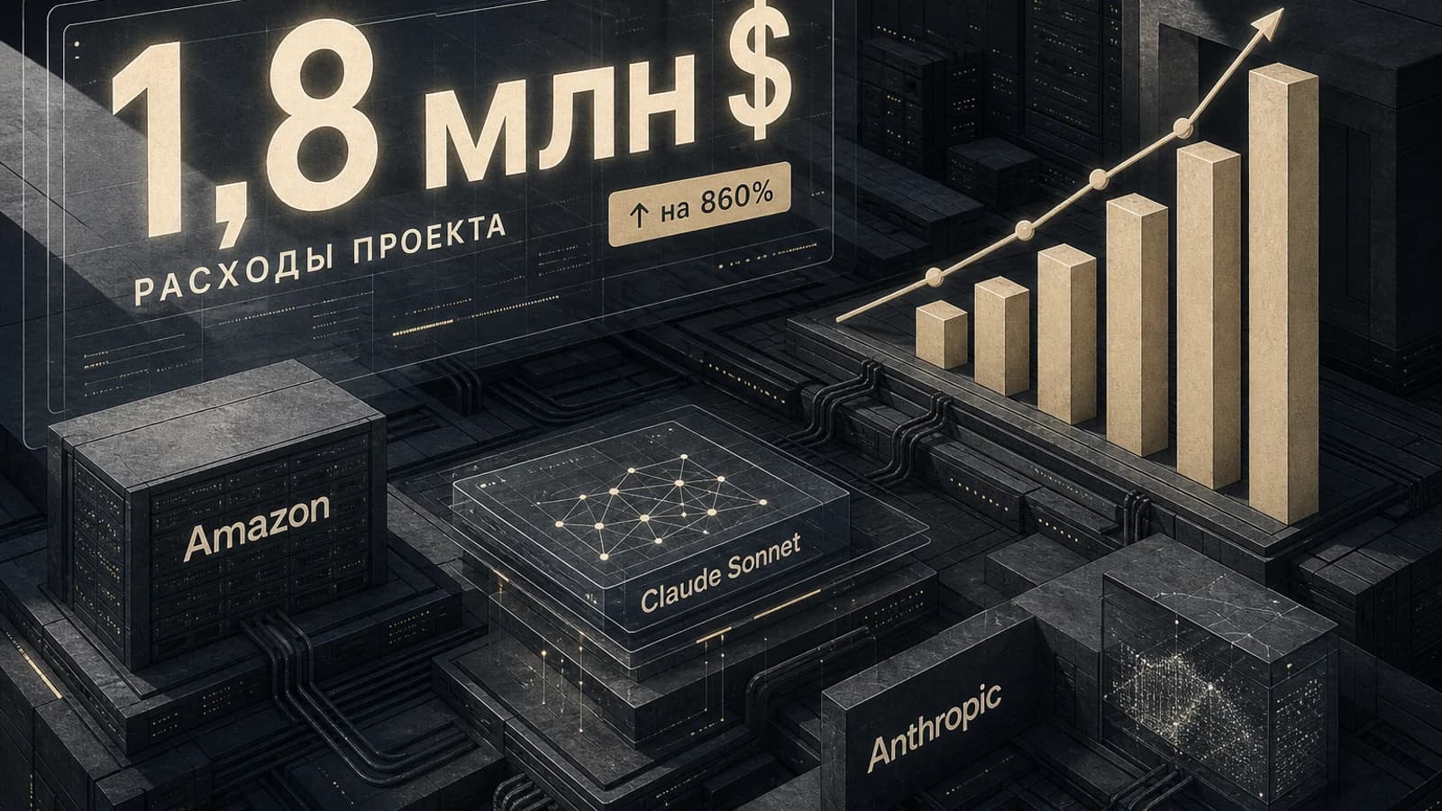 Инфографика: 1,8 млн $ расходы проекта