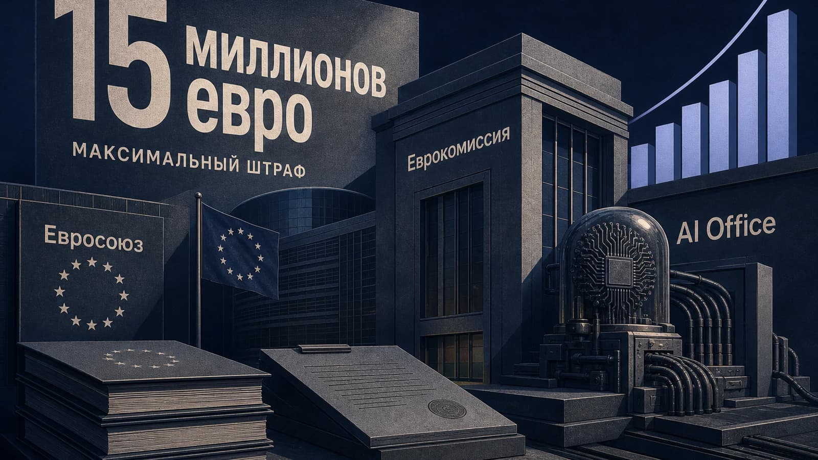 Инфографика: 15 миллионов евро максимальный штраф