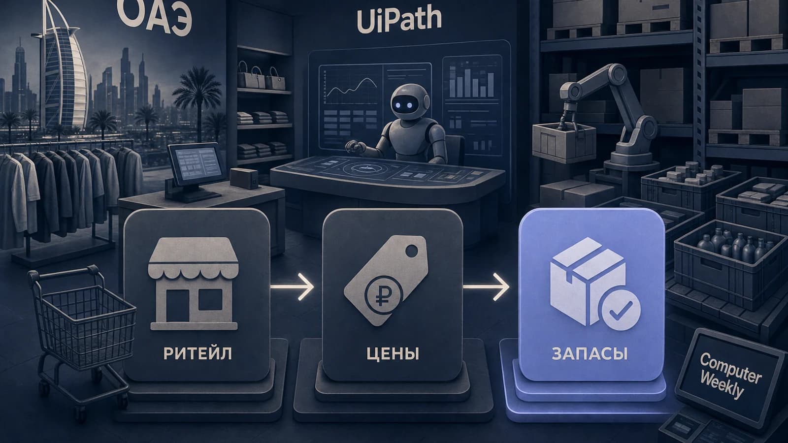 Инфографика: ритейл ОАЭ — автоматизация цен и запасов