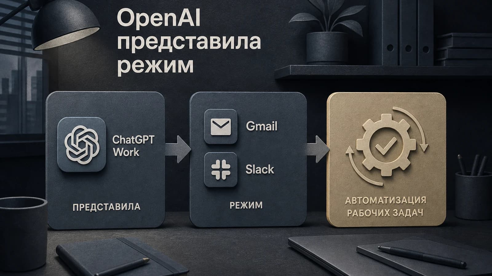 Инфографика: OpenAI — автоматизация рабочих задач