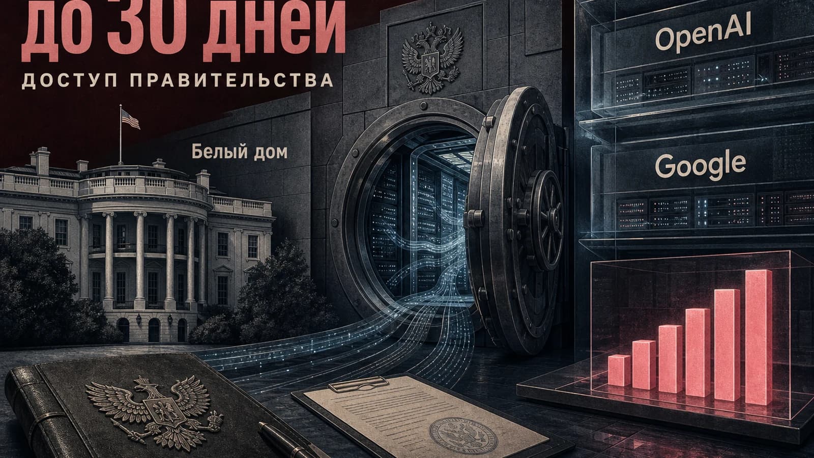 Инфографика: до 30 дней доступ правительства
