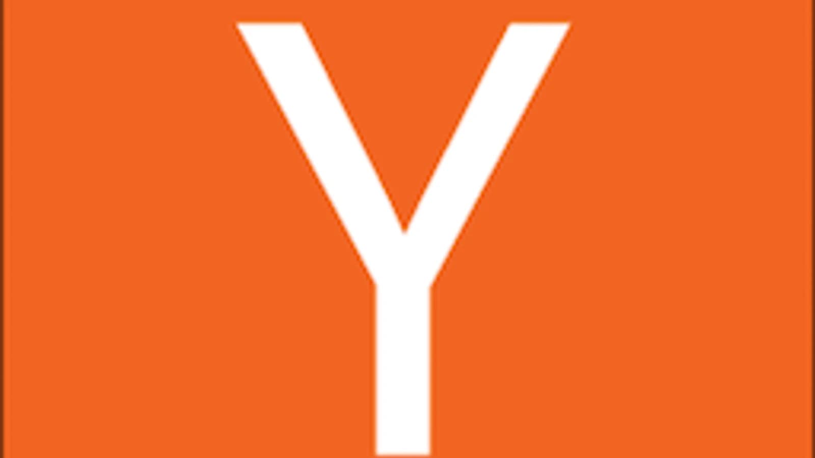 Оранжевый квадратный логотип Y Combinator с белой буквой Y.